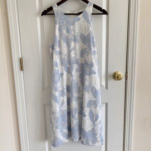 Banana Republic blue and white dress